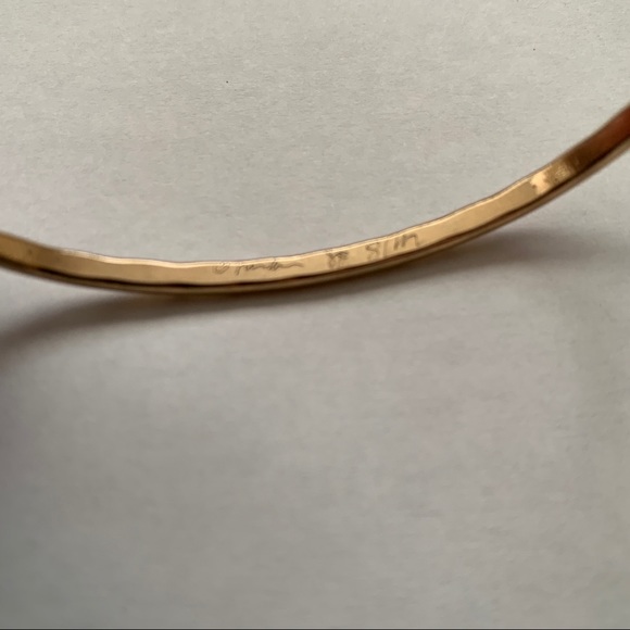 Small Gold Fill Cuff Bracelet - Picture 5 of 7